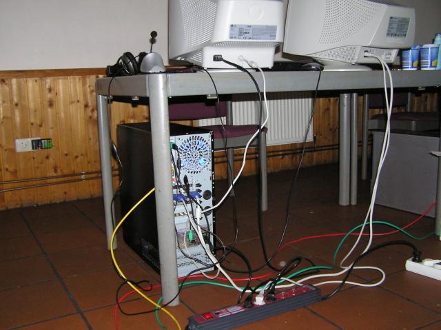 Computer, Kable, LAN-Party