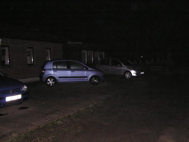 Autos, Parkplatz, dunkel