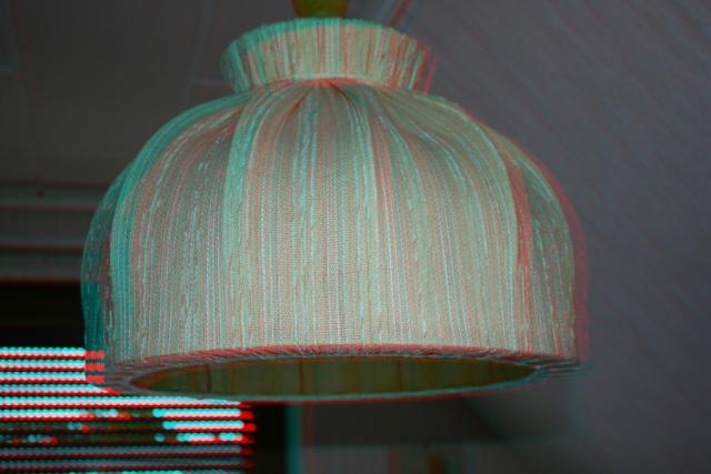 3D, Anaglyphenbild, Lampe