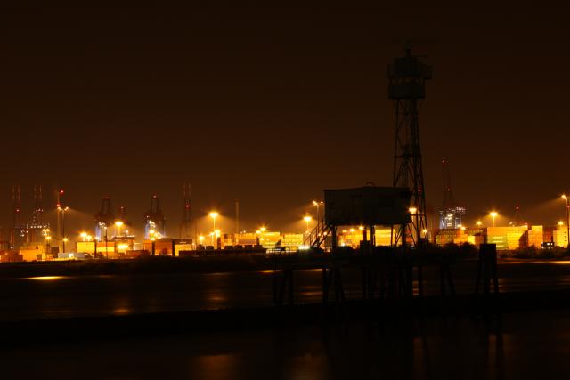 Hamburg, Hafen, Nacht
