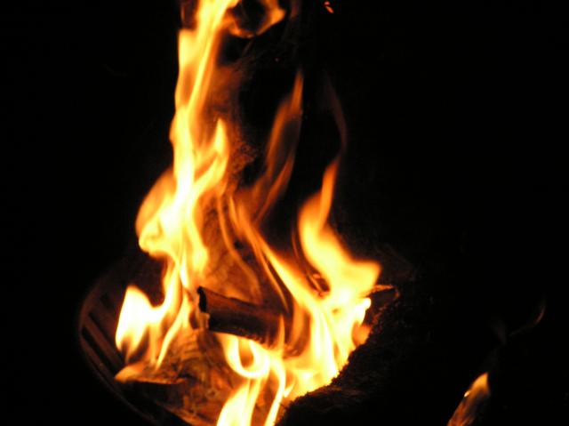 Fire, dark