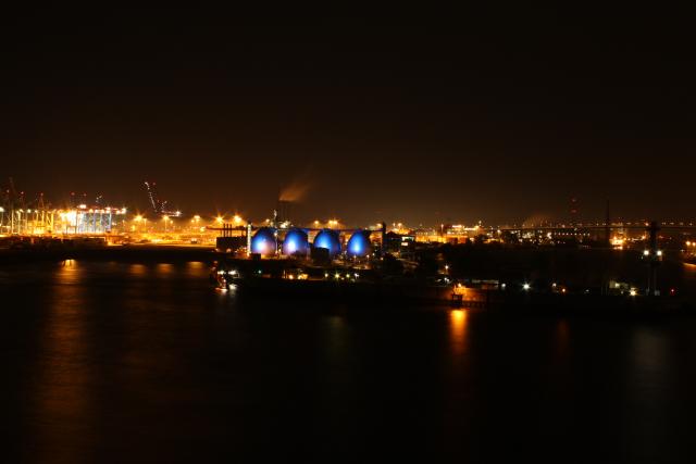 Hamburg, Hafen, Nacht